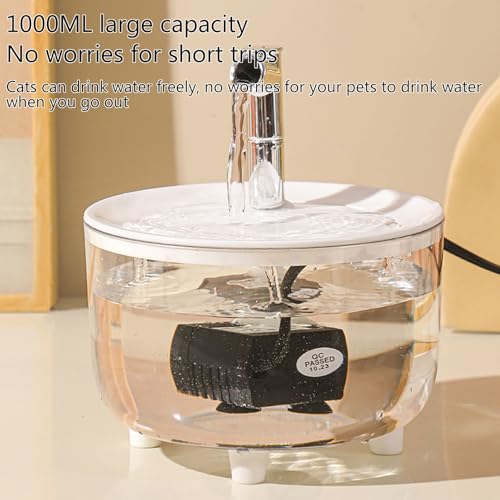 Fuente de agua automática para gatos 1L miniatura 5