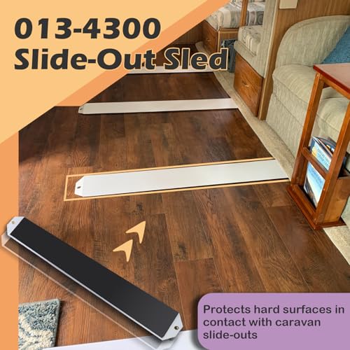 Image of RV Slide Out Sleds 013-4300, Slide-Out Floor Protector Fits for Camper Trailer