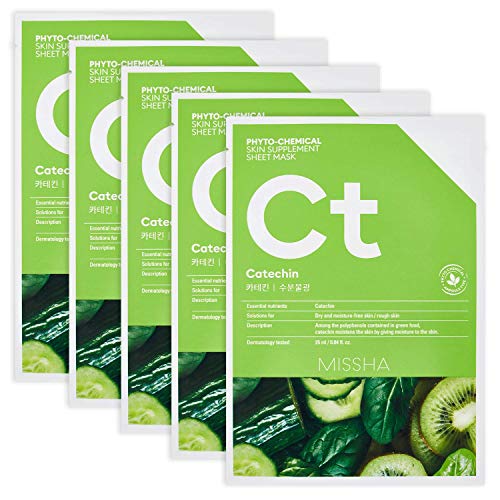 Preisvergleich Produktbild MISSHA Phytochemical Skin Supplement Sheet Mask Catechin / Hydrating