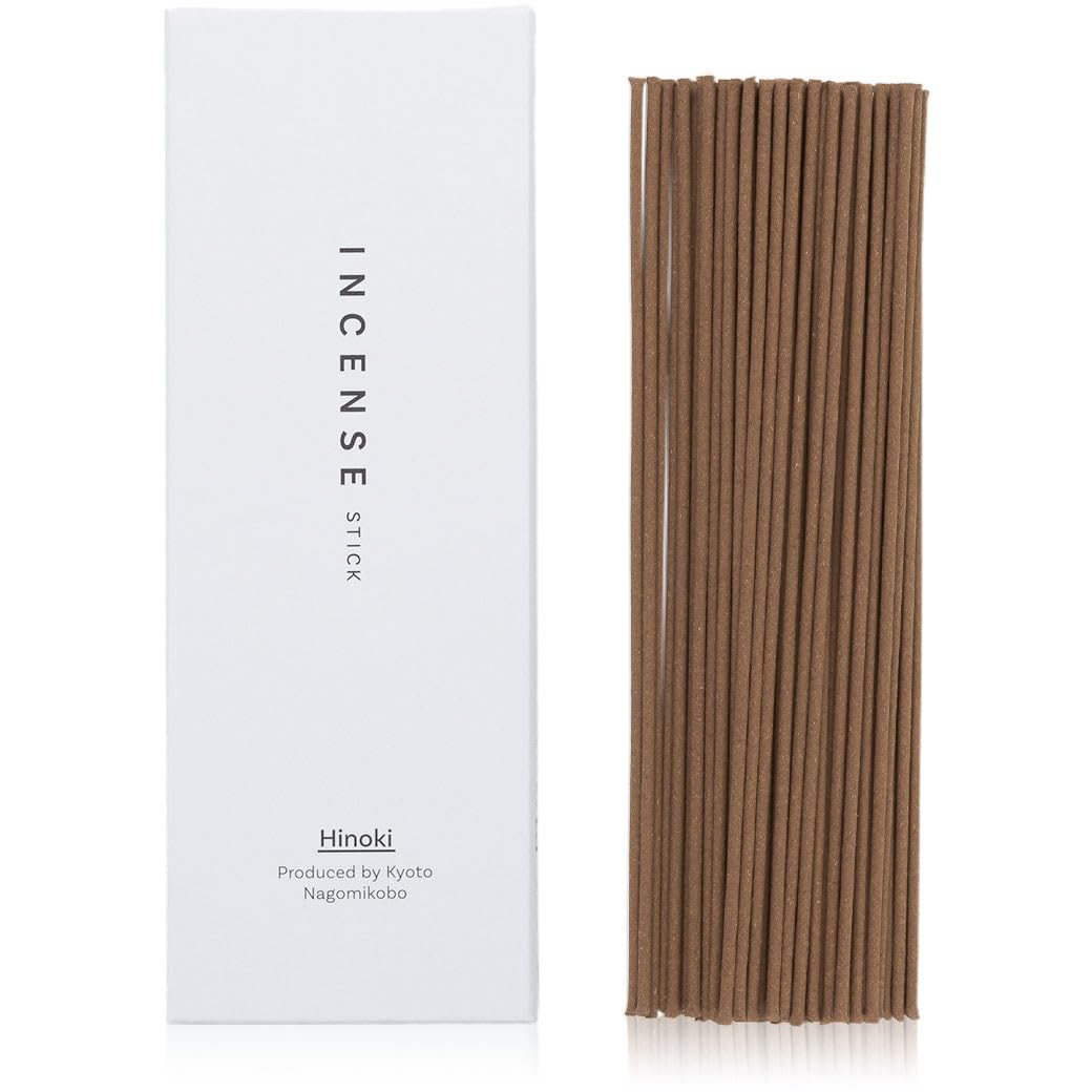 Kyoto Hinoki Incense Sticks - Japanese Temple Aroma, Ideal for Relaxation & Meditation, Approx. 60 Sticks (0.044 Pounds) - Premium Quality Incense for Spiritual & Home Use Nagomikobo โ image 1