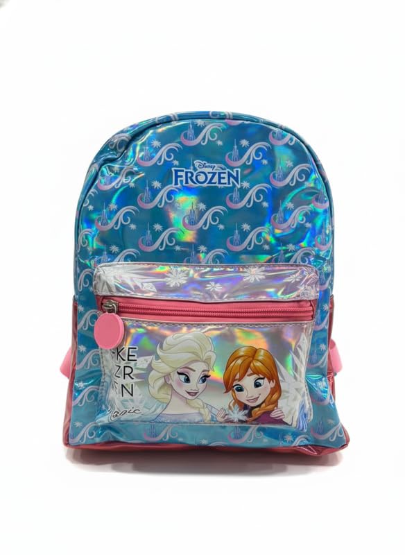 striders Disney Frozen Holographic Kids Backpack | Elsa & Anna Printed School Bag for Girls | Lightweight Trendy Bag for School & Travel-picture-10
