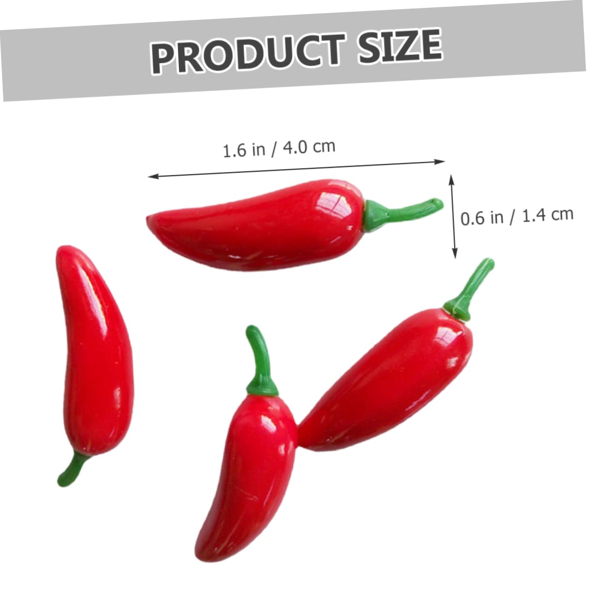 TOPBATHY 400 Pz Artificiale Peperoncino Artificiale Giocattoli Vegetali Spuma Di Peperoncino Vegetale Artificiale Banchetto Di Verdure Calde Mini Peperoni Mini Giocattolo Rosso Schiuma