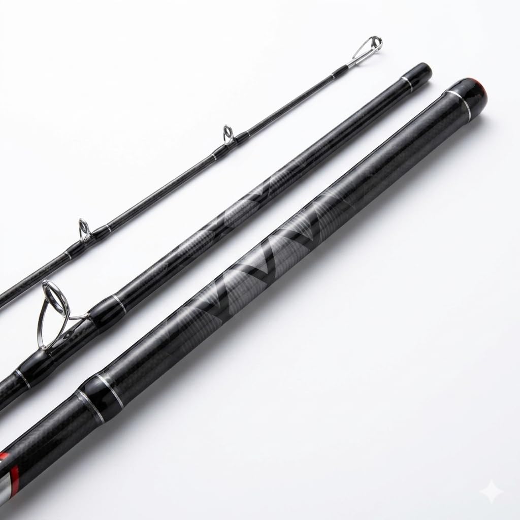 Amazon | 9フィート シーバスロッド 3ピース(MH) 9ft スピニングロッド