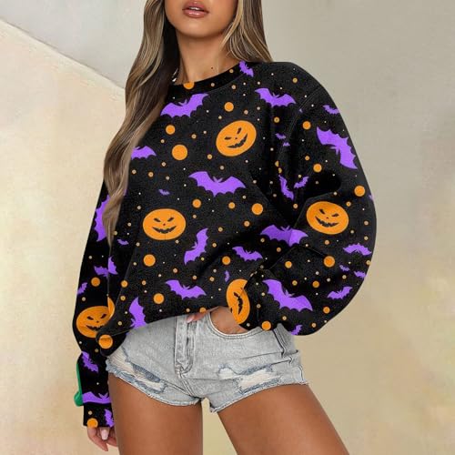 HTHLVMD-Womens-Sweatshirts-Long-Sleeve-Crewneck-Casual-Striped-Pullover-Sweatshirts-2024-Outfits-Fall-Clothes-for-Women