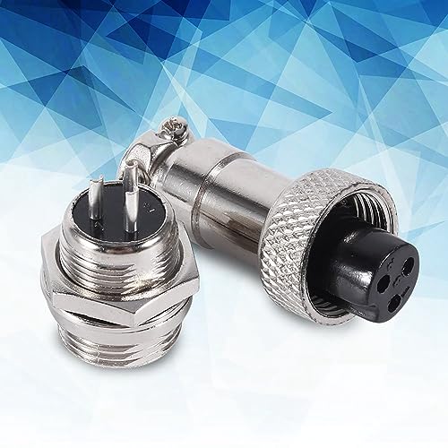 Conector de Avión GX12 3Pin Metal Duradero 10 Set miniatura 3
