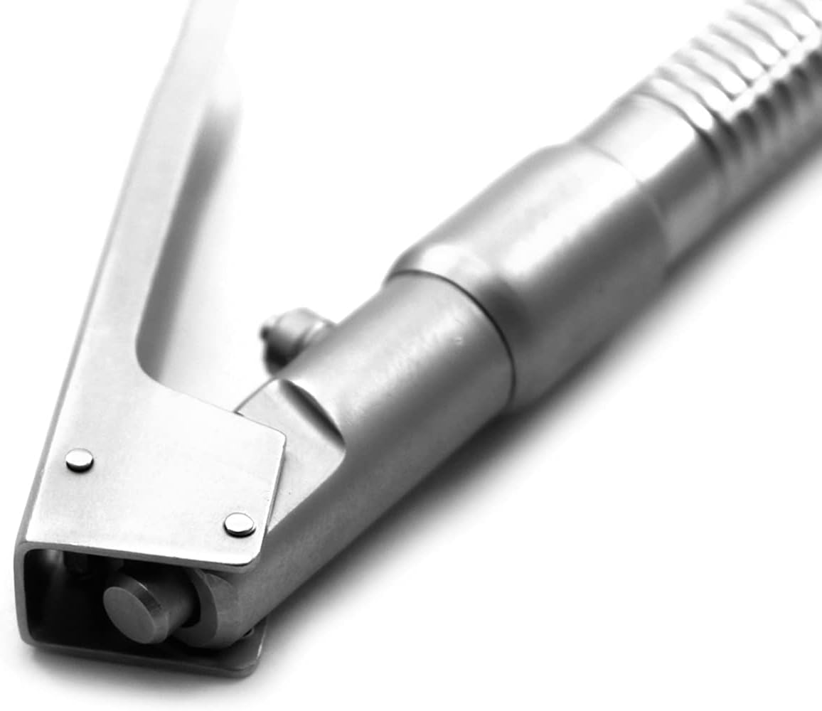 MEDSPO Professional Dental Implant Bone Graft Syringe | Curved Grafting | Aspirating Anesthetic Dentistry | Automatic Passive Cartridge | Procedures Instruments (Intraligamental Syringe Curved)