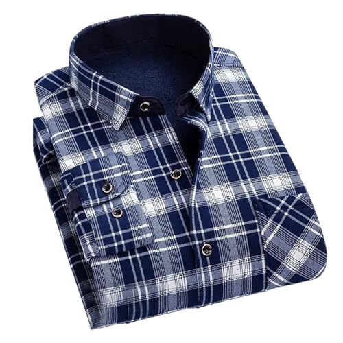 Chemise en polaire pour homme chaude contre le froid au bureau