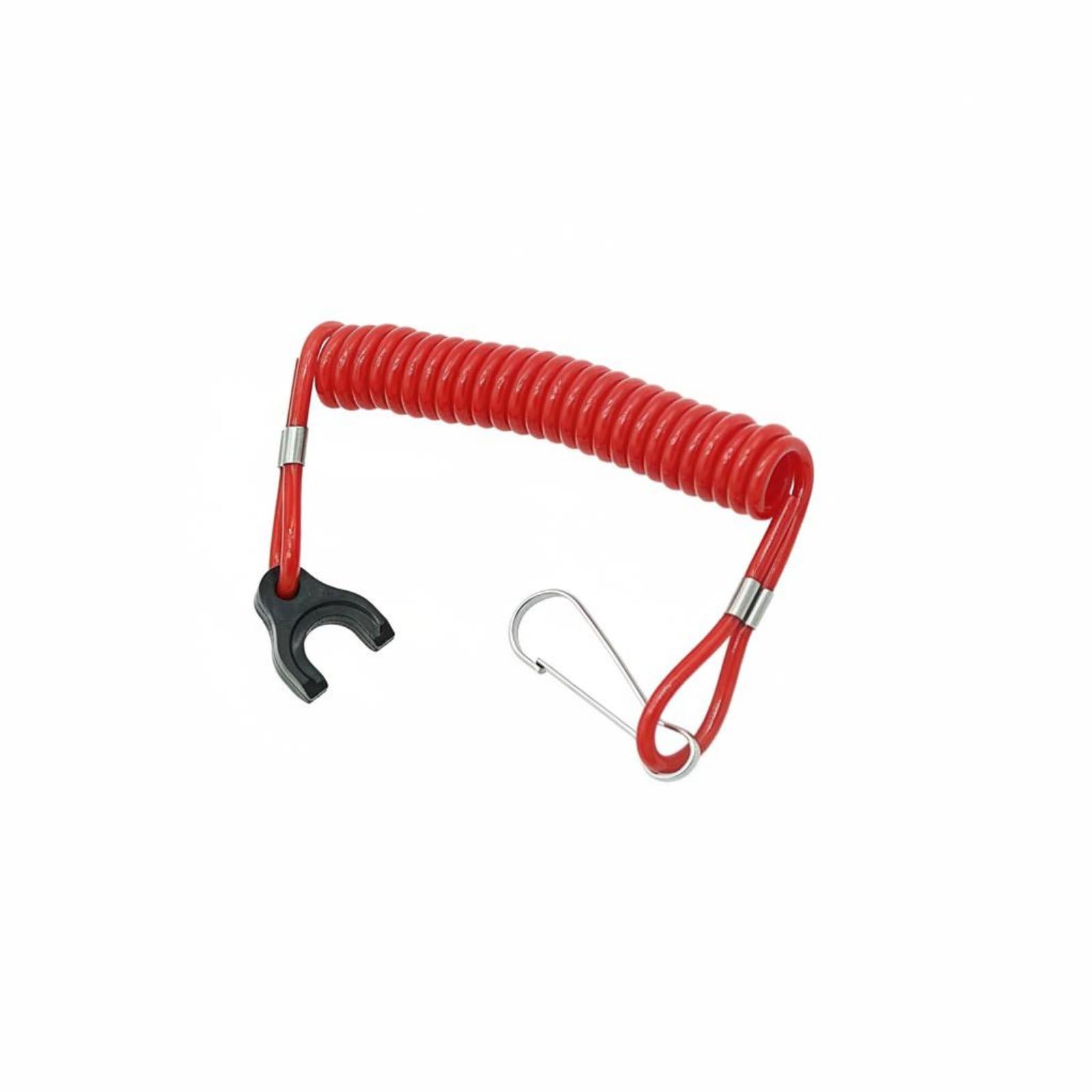 Quick Release Clip Outboard Engine Kill Switch Lanyard Easy Installation Outboard Kill Switch Lanyard for Boating, Mercury 2-Stroke-image-26