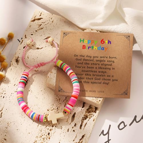 Korotho Natural Crystal Milestone Birthday Bracelet Gifts for Girls Women, Happy Birthday Adjustable Bracelets Present Christmas Gift for Daughter Granddaughter Niece Sister Friends Mom Auntie3