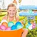 SOPPYCID Reusable Water Balloons, Pool Beach Toys for Boys and Girls, Summer Toy Water Toy for Kids Ages 3-12, Outdoor Activities Water Games Toys Self Sealing Water Splash Ball for Fun