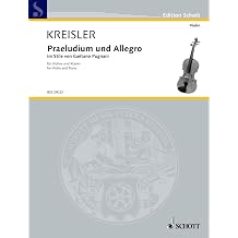Praeludium & Allegro in Style of Gaetano Pugnani for Violin and Piano