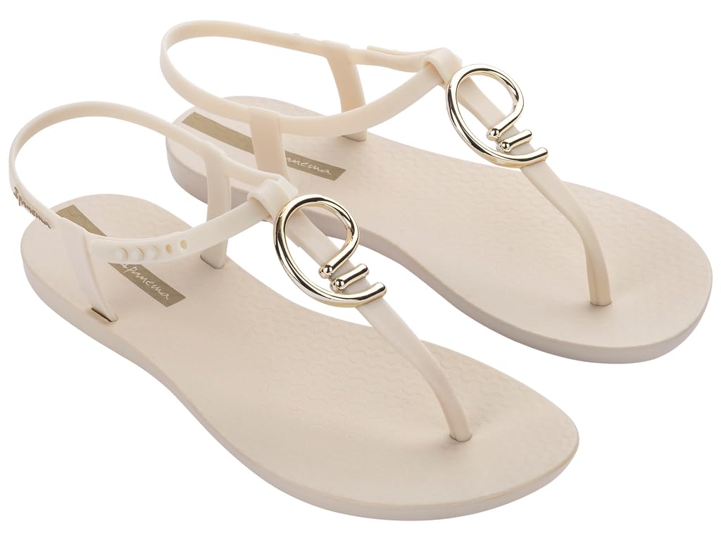 Ipanema Women's Class Stylish Sandal Fem Flip-Flop, Gold, 8 UK