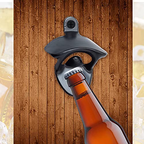 Tihood 12Pcs Wall Mounted Bottle Opener Vintage Beer Bottle Opener Suitable For Bars Ktv Hotels Homes（Green Bronze, Silver, Black） #TOP3