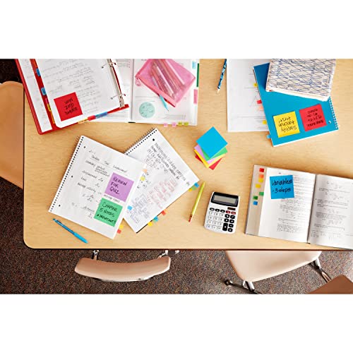 Image of Post-it Super Sticky Notes, 3 in x 3 in, Assorted Colors, 15 Pads /Pack, 45 Sheets /Pad (654-15SSMULTI)
