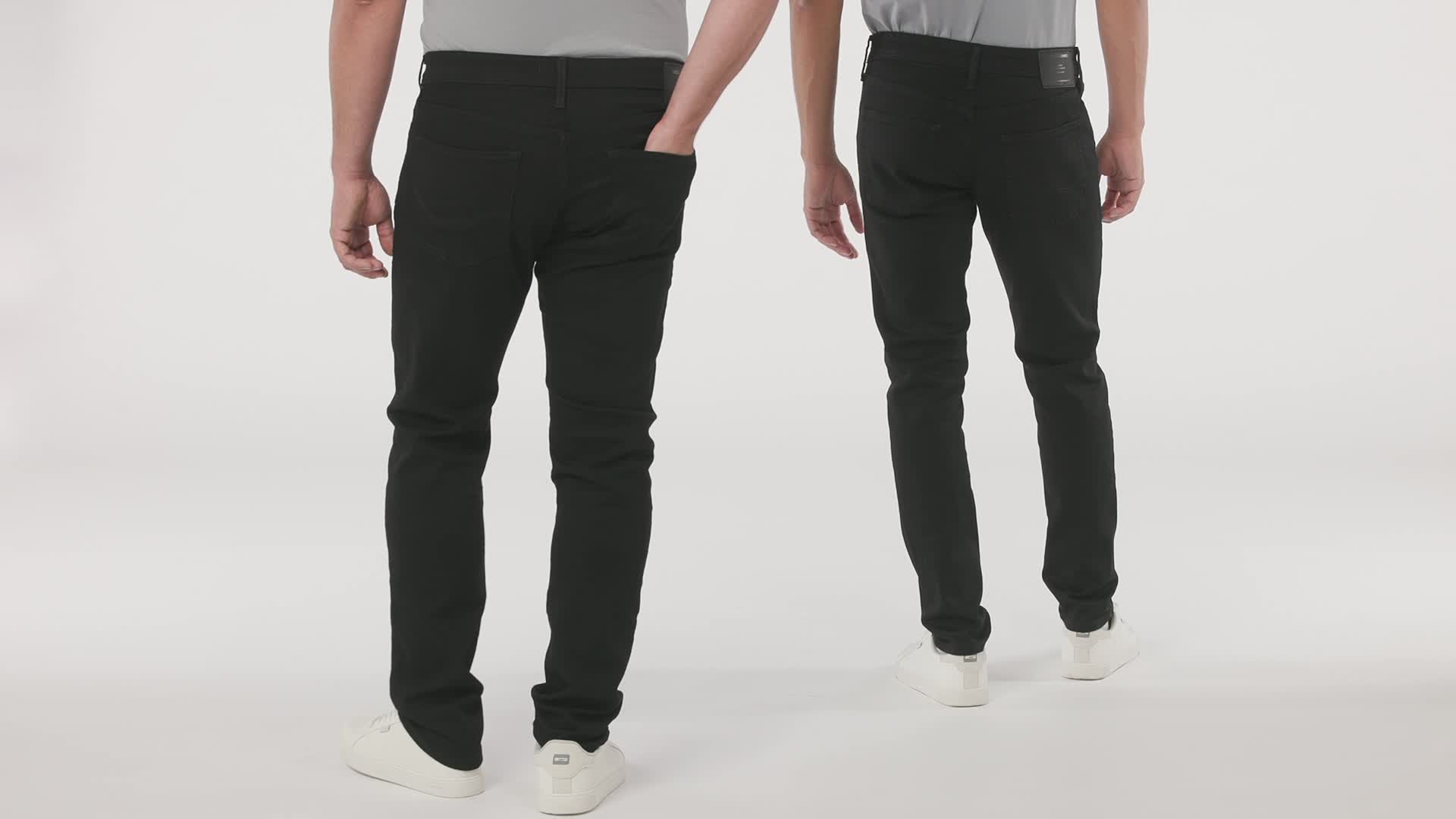 JACK & JONES Men's Glenn Original 816 Slim Jeans - Black, 30W X 30L - View #2