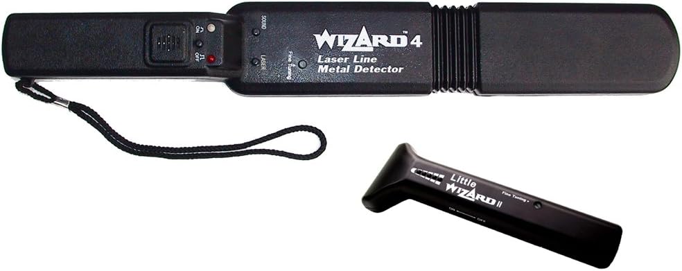 Lumber Wizard 4 Laser Line Metal Detector Wand With Free Little Wizard 2