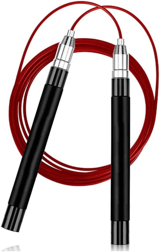 High Speed Jump Rope Silicone Grip Steel Wire Bearing Racing Competition Exercise Outdoor Sports Self-locking Skipping