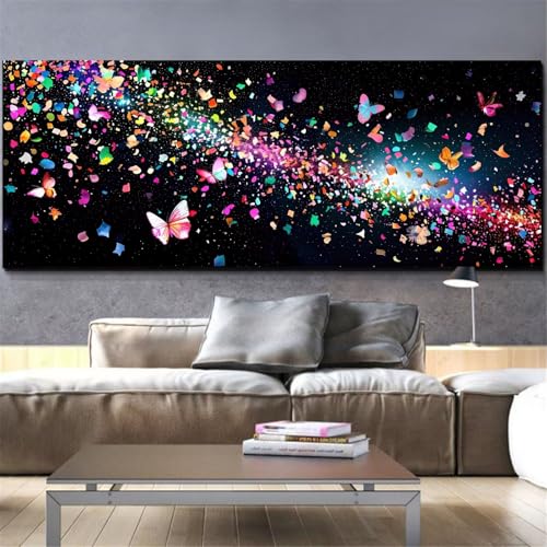 Loisir créatif diamond painting papillon - Sublimez votre salon avec une toile personnalisée