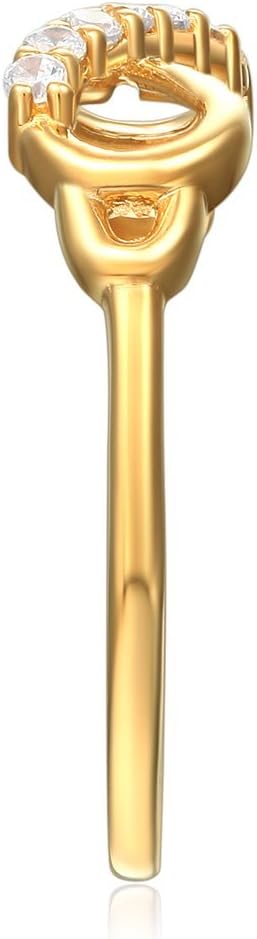 14k Yellow OR White Gold Infinity Promise Ring