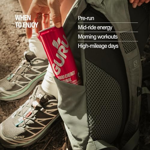 Image of GURU Organic Energy Drink, Natural Caffeine, Original, 8.4 Fl Oz, 24 Pack