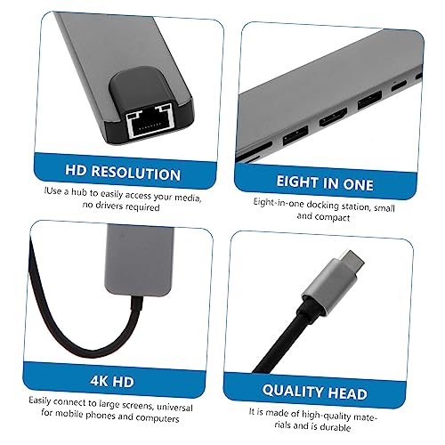 Hub adaptateur USB Type-C compact pour libérer la connectivité de votre ordinateur portable - 5