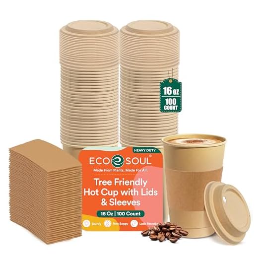 100% Compostable Coffee Cups for Eco-Friendly Use