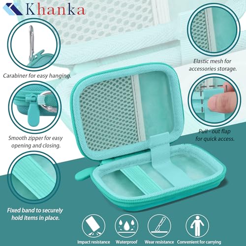 Image of khanka for Anker Nano Power Bank Ultra-Slim 5,000Mah & Maggo Power Bank 10K Case,Compatible with Anker A1665 /A1664 Slim Magnetic Charger,Protective Carrying Case Only (Green)