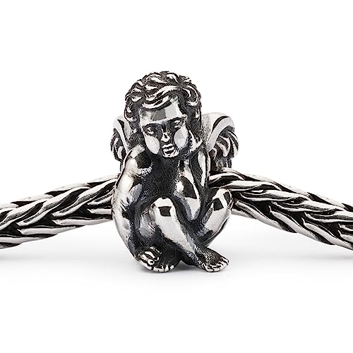 Trollbeads Cherub of Reflection Bead, Silver - Image 2