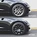 Rimetrix Orbital Black Set of 4 Wheel Covers Hub Caps Protection Cover for Tesla Model 3 18