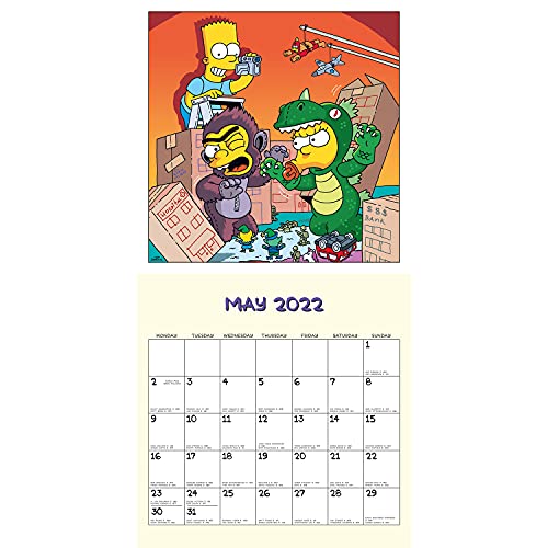 Kalender 2022 The Simpsons - Wandkalender 12 Maanden - Maandkalender 2022: Original Danilo-Kalender [Mehrsprachig… - Afbeelding 6
