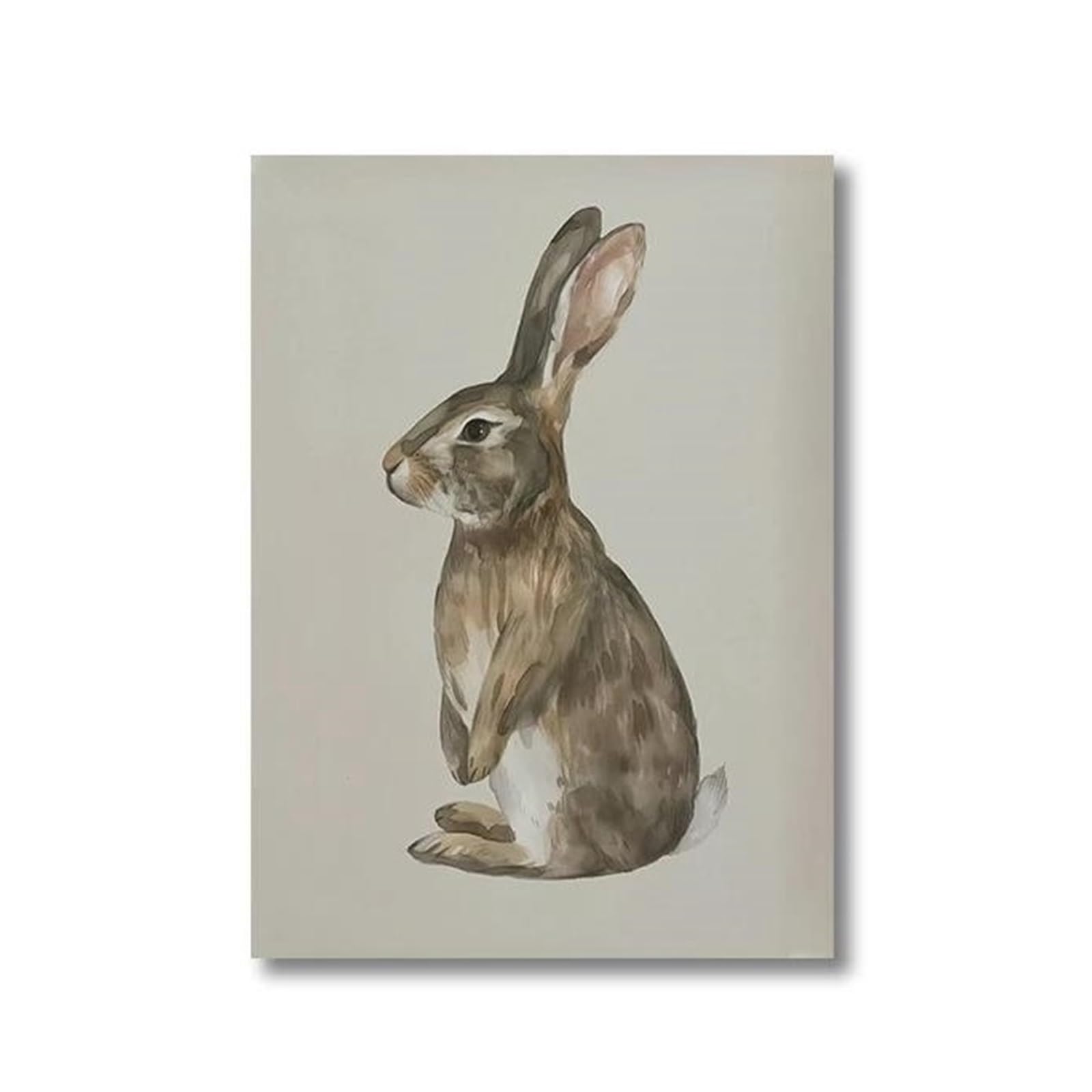 Póster de animales antiguos en lienzo de 30x40cm para una decoración infantil duradera