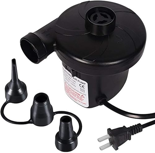 Miniatura 2 de HOUTBY compresor de aire portátil bomba eléctrica inflador Boquillas barco bola 110 V herramienta medidor