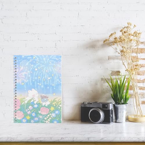 Álbum reutilizable para colección de pegatinas, 40 hojas en blanco, tamaño A5 (Azul-4) miniatura 6
