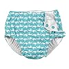i Play Boys Reusable Absorbent Baby Swim Diapers Aqua Whale Geo 4T