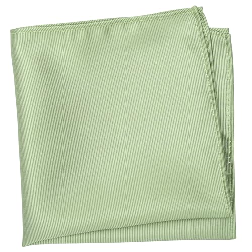 Image of Solid Pocket Square for Men's Suits and Blazers