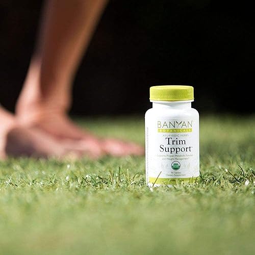 Miniatura 5 de Banyan Botanicals Trim Support - USDA Organic, 90 Tabletas - Aumenta el metabolismo - Apoyo a la pérdida de peso a base de hierbas*