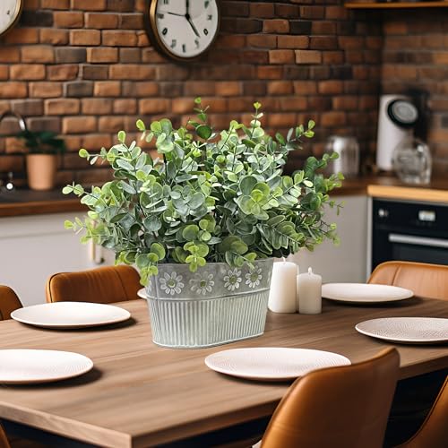 Artificial-Potted-Eucalyptus-Plants-Fake-Greenery-Plant-Arrangements-in-Rustic-Rectangular-Pot-Table-Centerpiece-1-Pack Artificial Potted Eucalyptus Plants Fake Greenery Plant Arrangements in Rustic Rectangular Pot Table Centerpiece 1 Pack