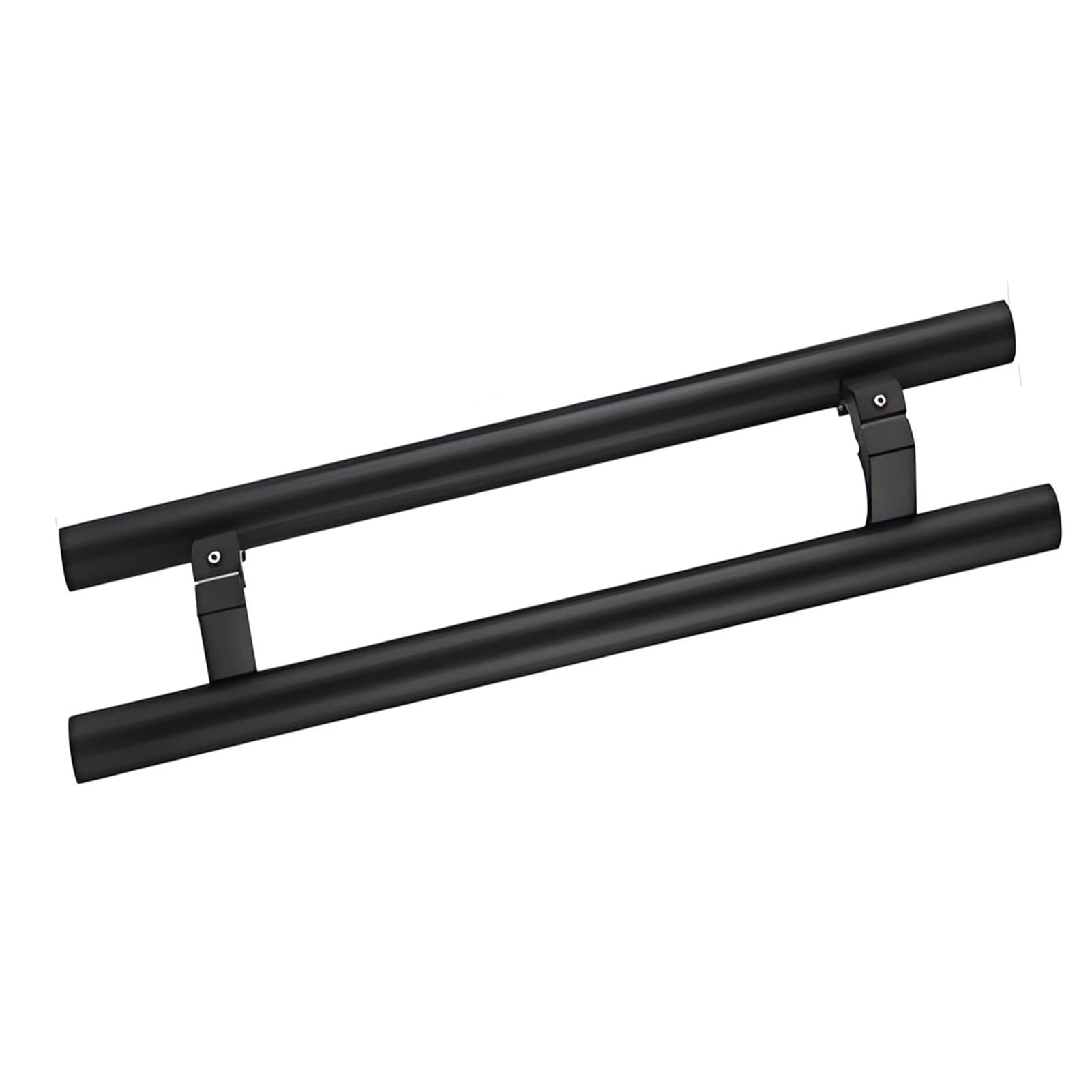 Poignée de porte simple 100 cm noire en acier inoxydable 3,8 cm