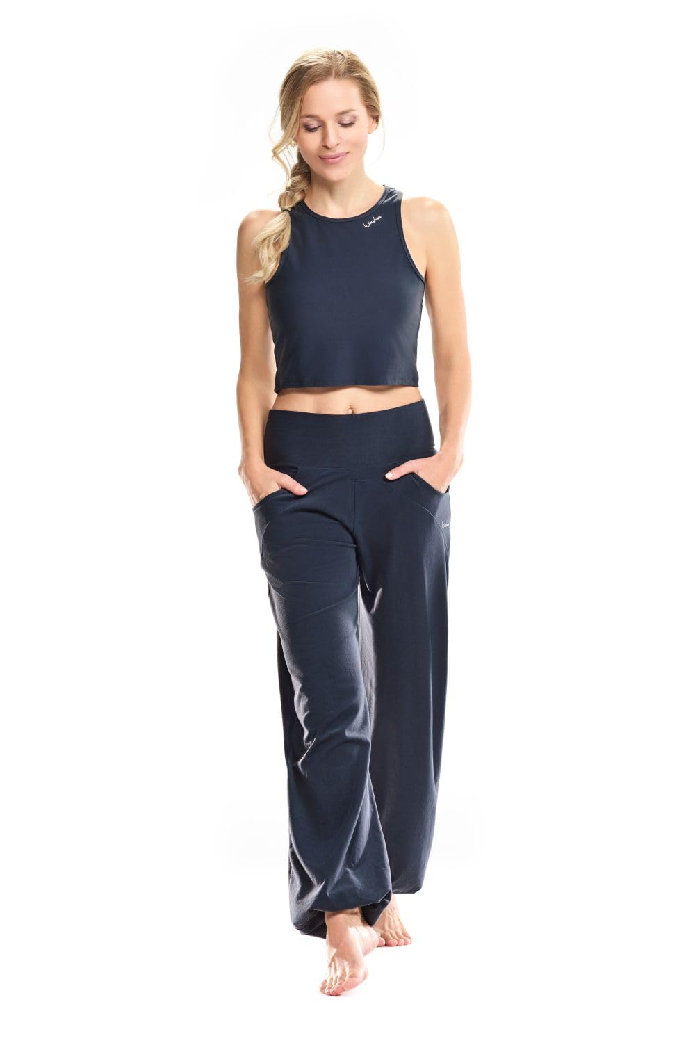 WINSHAPE Functional Light and Comfort Wide Leg Pants Cul102lc - Pantalones Informales Mujer