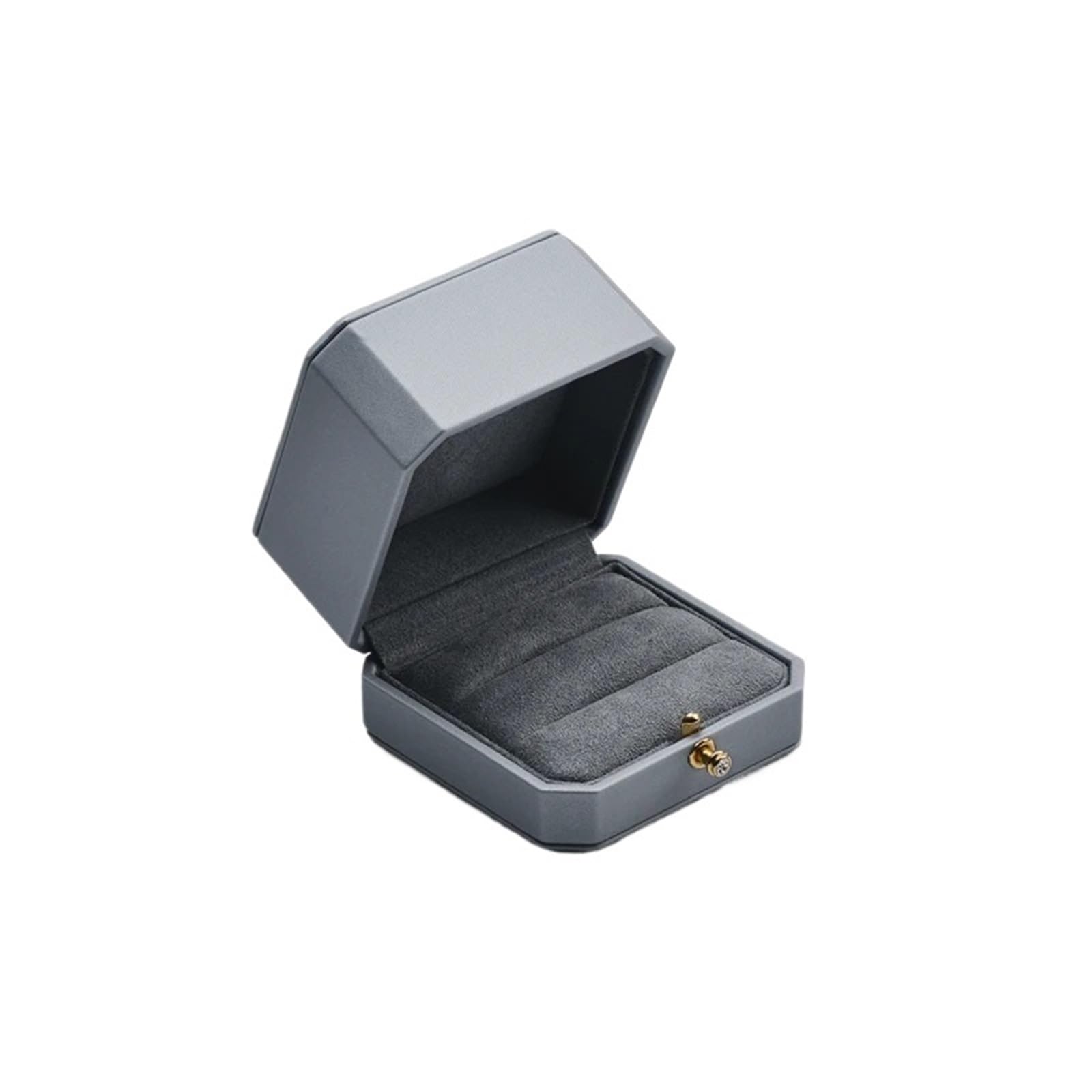 WWYYZAYC Grey Jewelry Box Engagement Wedding Ring For Necklace Bracelet Storage For Marriage Proposal(Color02)