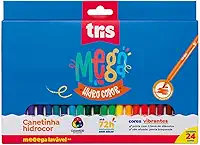 Hidrocor Pf, Tris, Mega Soft, Multicor, Pacote De 24