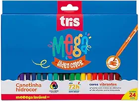Hidrocor Pf, Tris, Mega Soft, Multicor, Pacote De 24