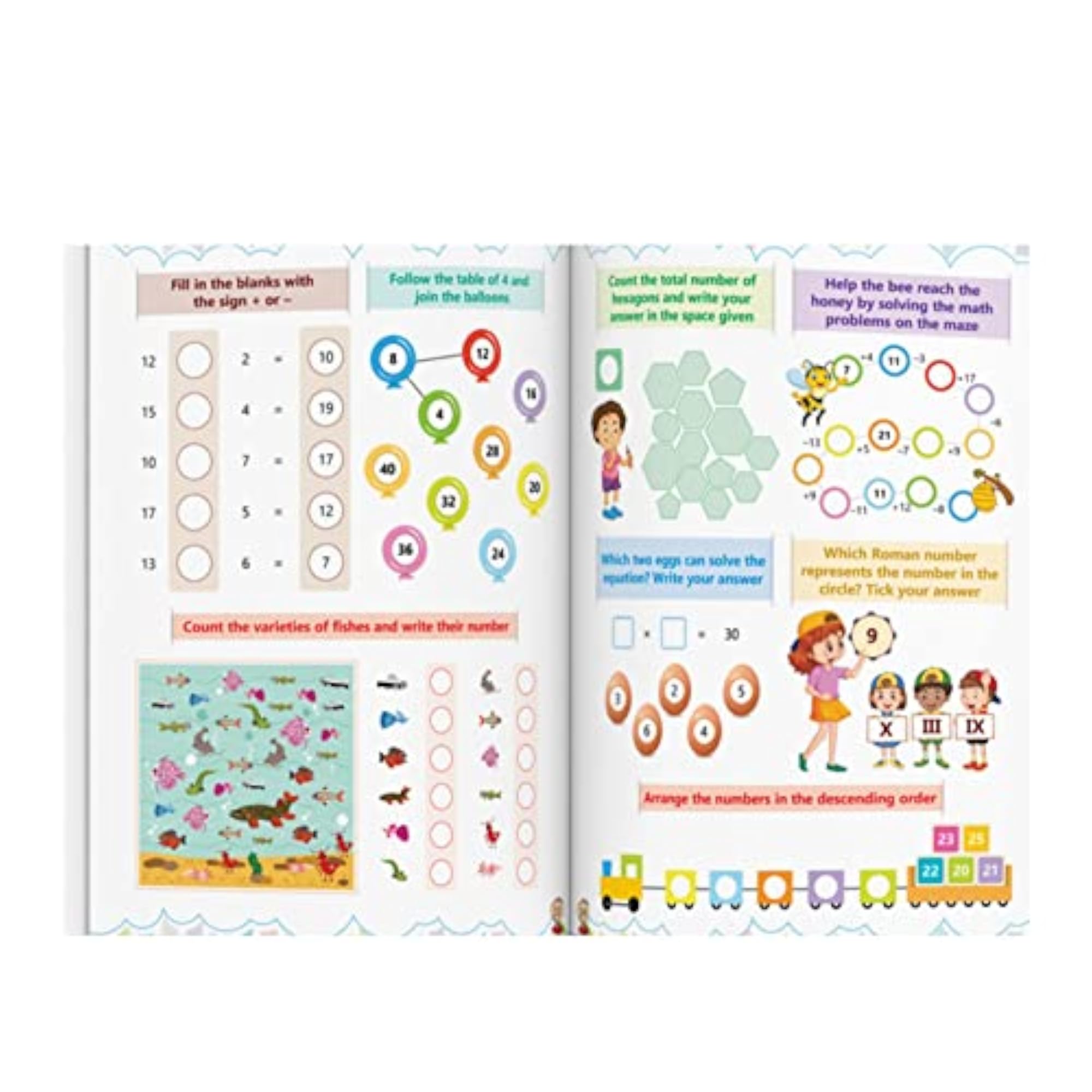 Math Activity Book for - 200+ Activities for Age 3+