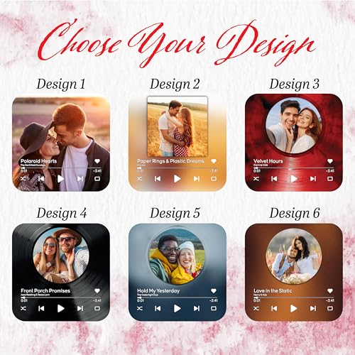 Imán Decorativo de Música Personalizado con Foto miniatura 2