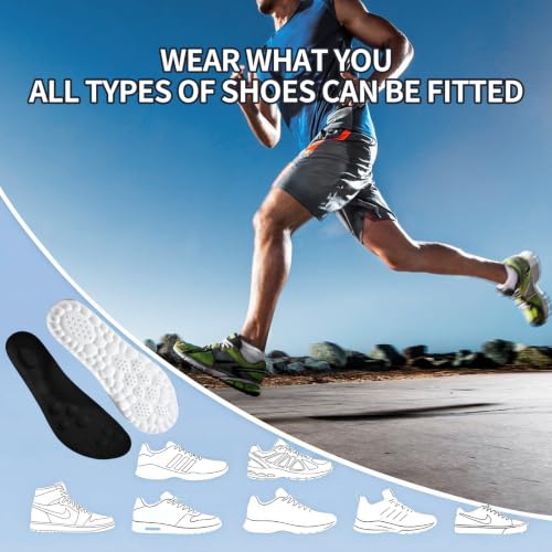 Image of 4D Cloud Steppers Insoles for Men Women, Memory Foam Work Boot Inserts
