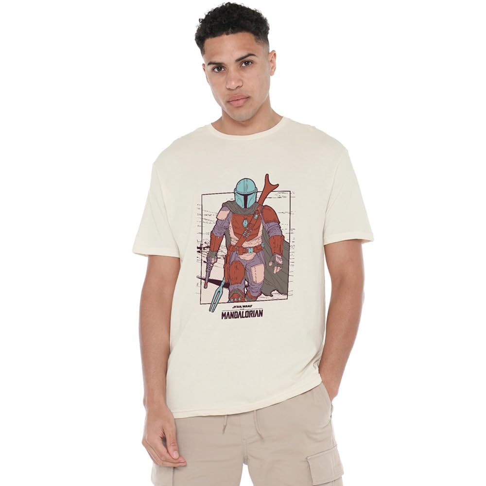 Star Wars Mandalorian Flea Market Unisex T Shirt, Natural, Small