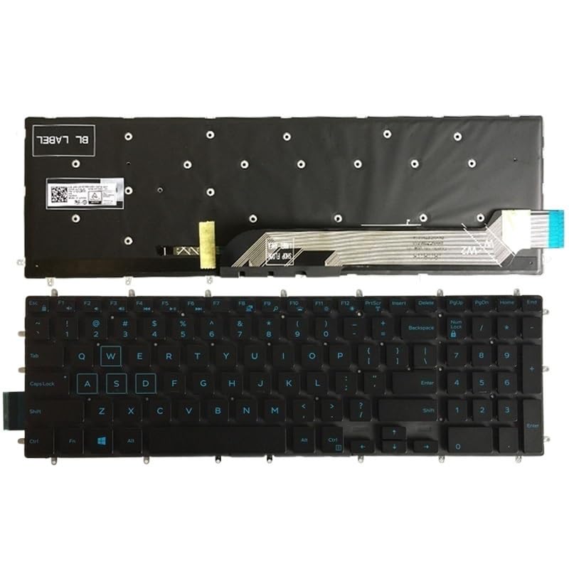 Clavier de rechange 9Z.NCZLD.A01 pour taper du texte en anglais US