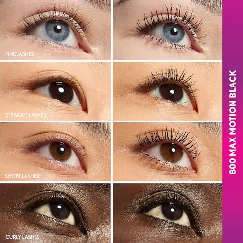 Image of COVERGIRL Eye Enhancer Wrap Tubing Mascara, 30-Hour Wear, Visible Length, Tapered Wand, Effortless Removal, Vegan Formula - 800 Max Motion Black (Intense Black)