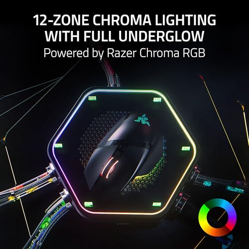 Image of Razer Basilisk V3 Pro 35K Wireless Gaming Mouse, Phantom White | HyperScroll Tilt Wheel, 35K DPI Optical Sensor Gen 2, 13 Customizable Controls, RGB, Optical Switches Gen 3, 140 Hr Battery