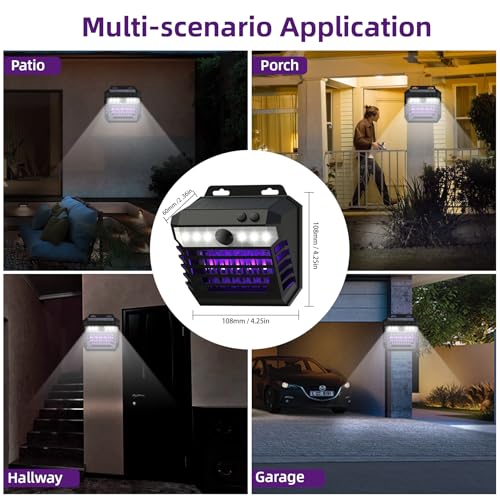 X-Pest MK09 Solar Bug Zapper Outdoor, Mosquito Zapper Killer Lamp Solar Powered thumb #6